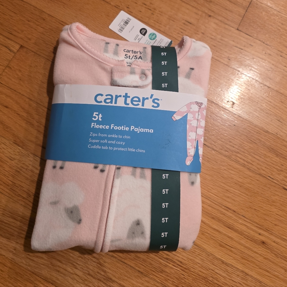 Carter's Fleece Pajama One Piece Footie